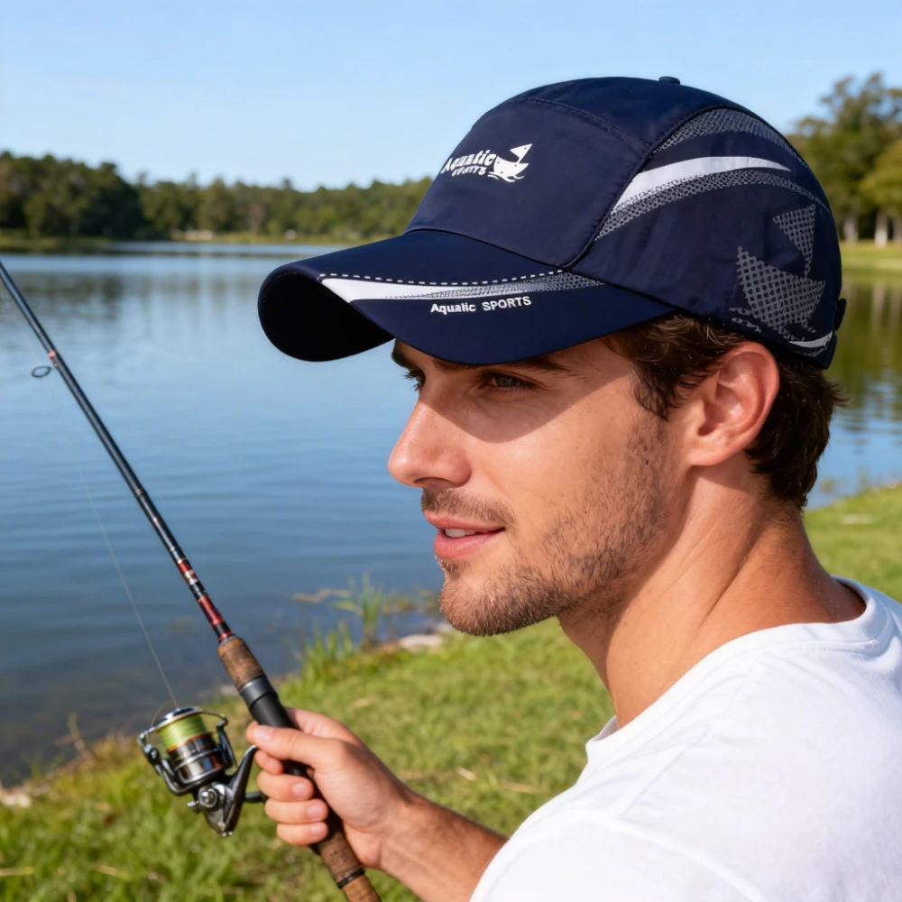 Outdoor Quick-drying and Breathable Fishing Hat Summer Peake