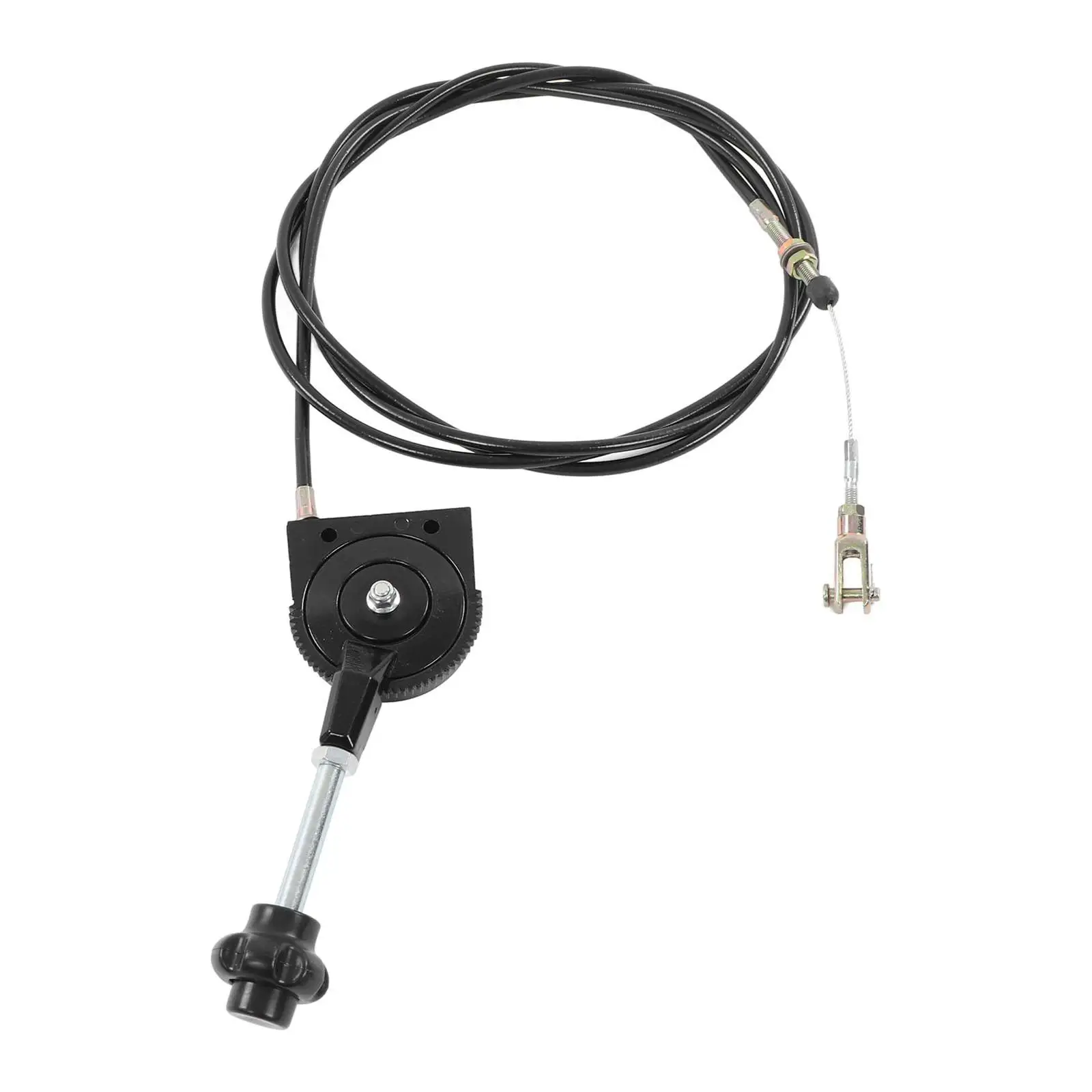 Excavator Throttle Control Cable Professional Assembly 2.5 Meter with Knob Easy to Install Replacement Throttle Adapter Cable