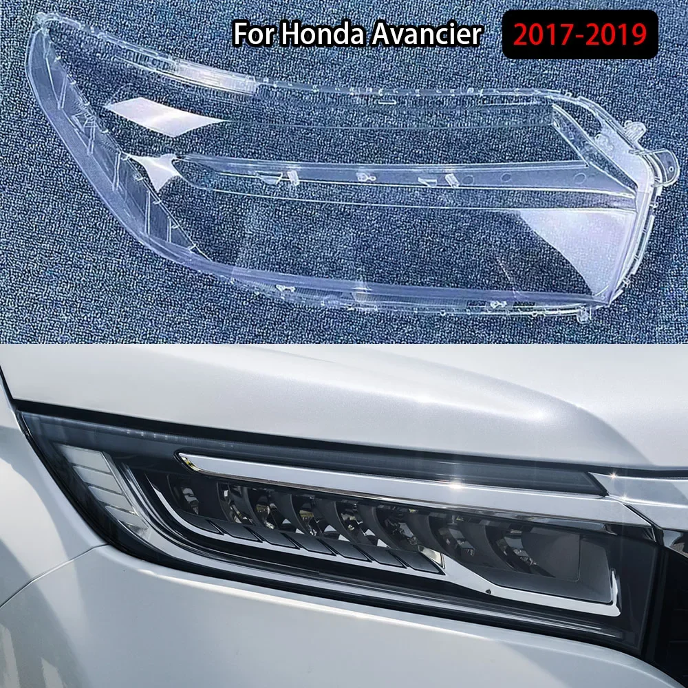 

For Honda Avancier 2017-2019 Car Front Headlamps Cover Transparent Lampshade Headlights Plexiglass Housing Replace Shade