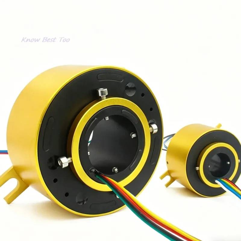 1PC Slip Ring Through Hole Conductive Slip Ring Hollow Collector Ring Inner Diameter Conducting Ring 2 46 8 12 Road Rotary Joint