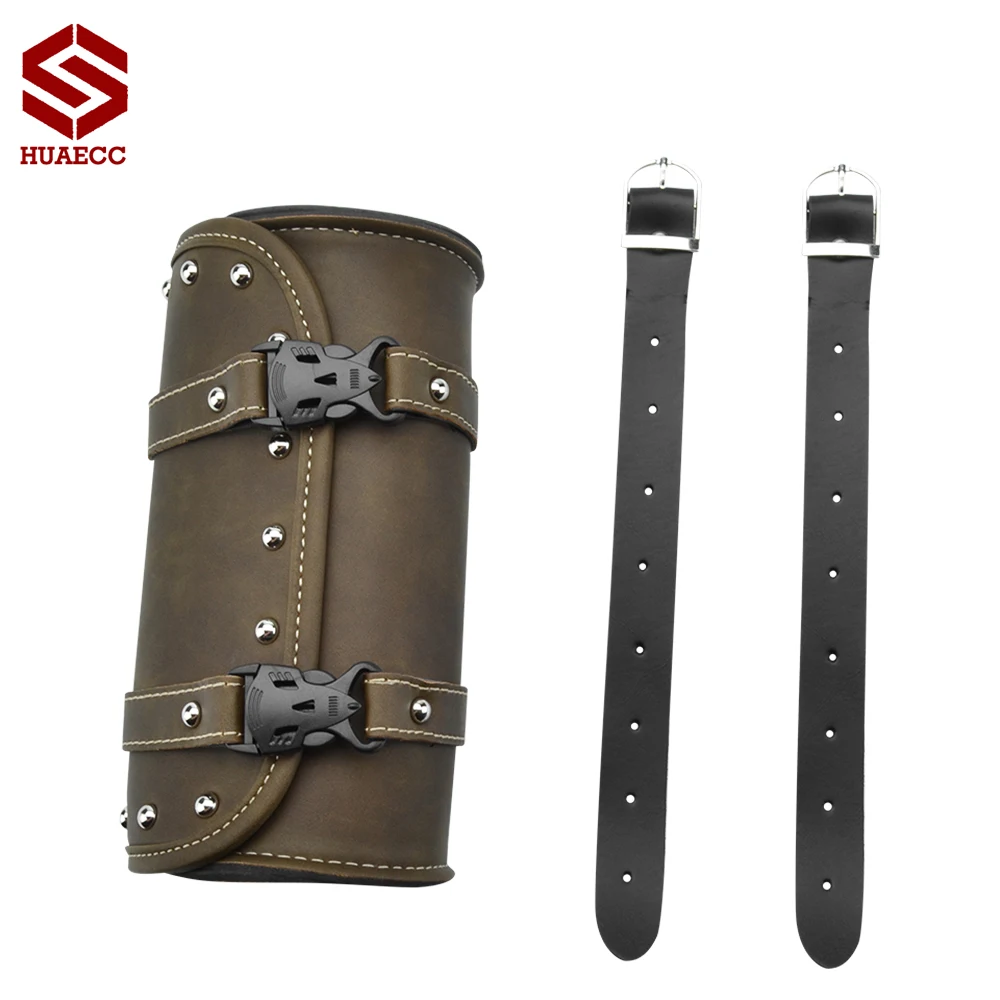 العالمي خمر دراجة نارية السرج أكياس بولي Leather الجلود دراجة نارية الجانب أداة الذيل حقيبة الأمتعة ل هارلي هوندا ياماها