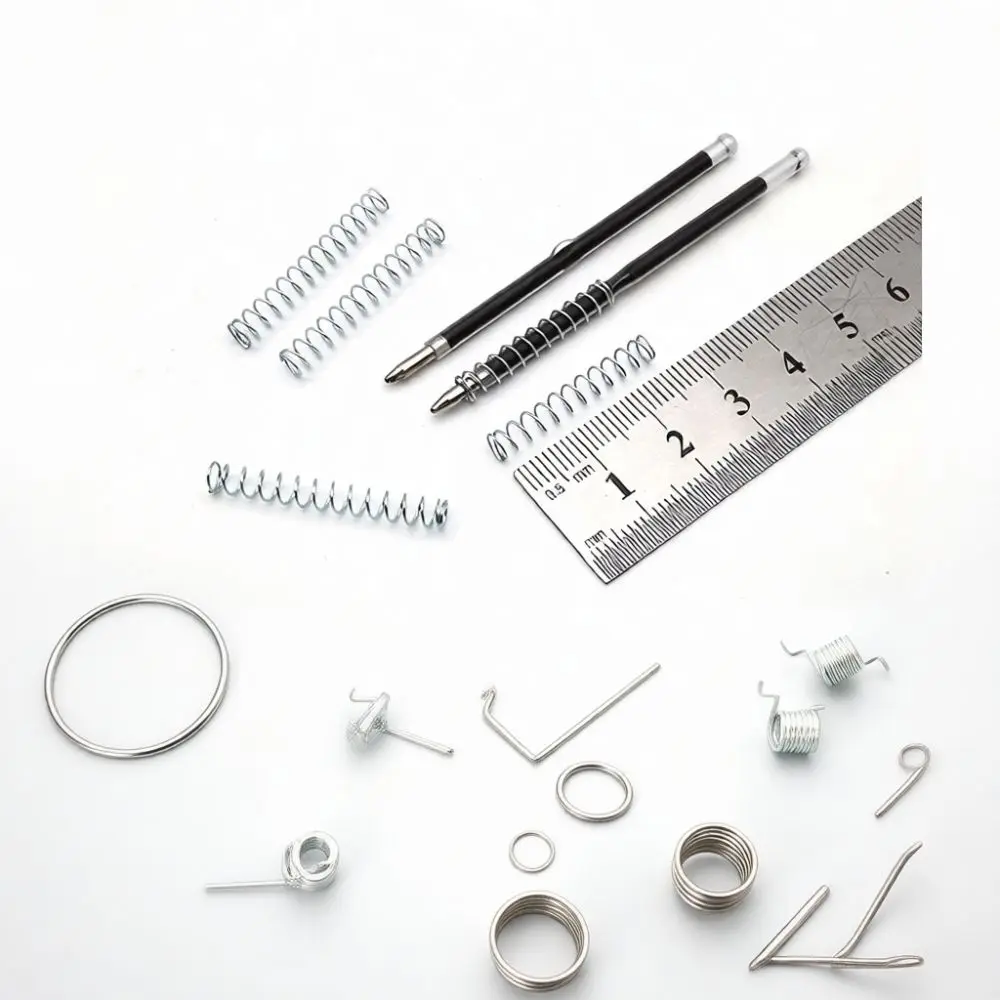 Stationery Maintenance Parts For Gel Pens Coil Springs Compression Mechanism Replacement Refill Tools Galvanized Steel Component