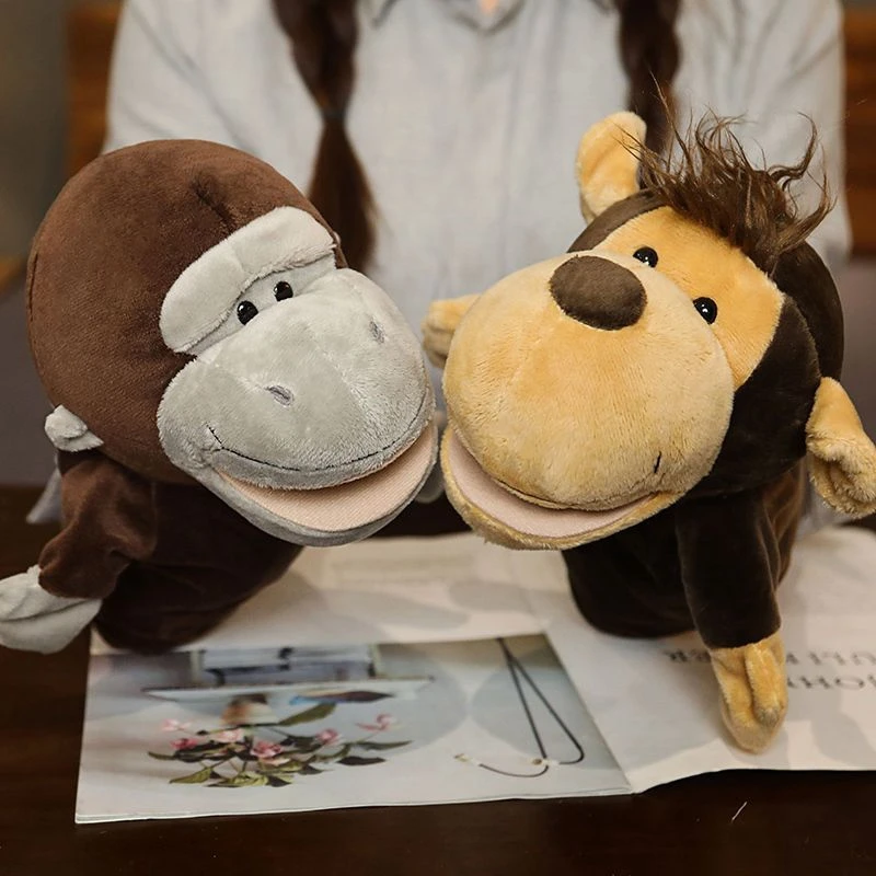 さまざまな親子ゲームハンドパペットおもちゃ教育口開きパフォーマンス動物人形お祭りや誕生日