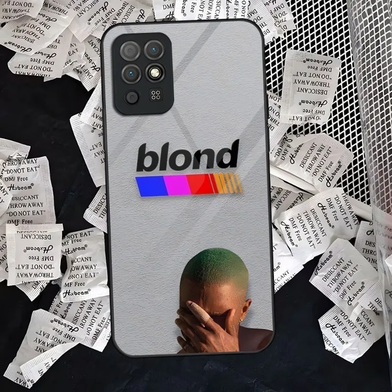 F-Frank Singer Ocean B-Blonde Phone Case For Huawei P50 P40 P20 P9 P30 Smartp Z Pro Plus Tempered Glass Back Cover