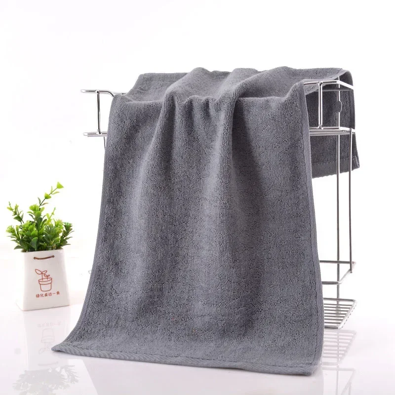 12pcs Cotton Bath Towel Face Towel Sports Beach Soft Dropshipping Black White Beige Browm Grey Blue Purple Yellow Dropshipping