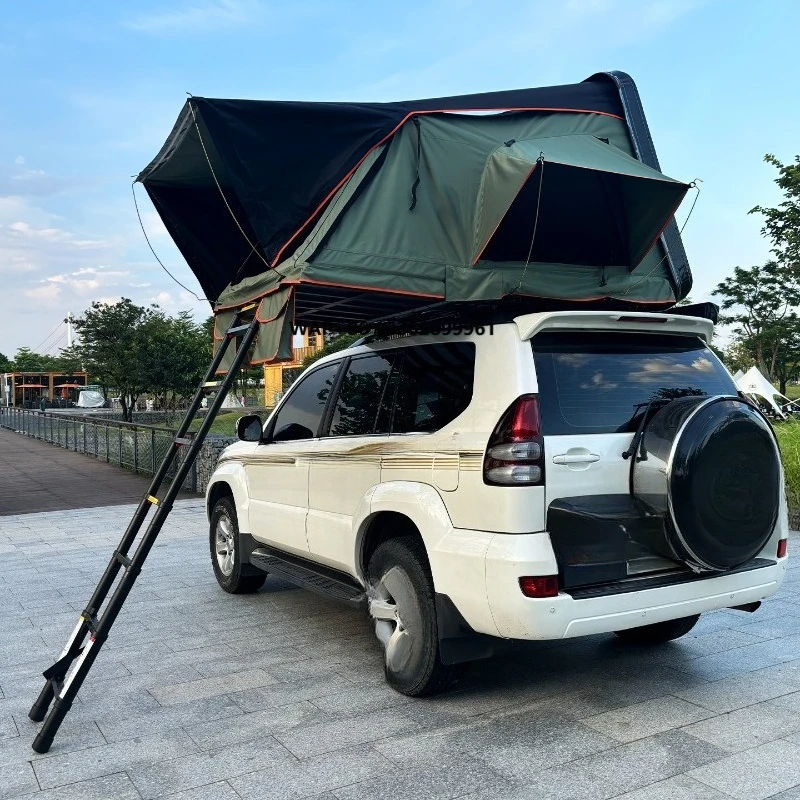 

Custom High Quality Lightweight 3-4Person SUV & Truck Camper Van Car Roof Top Tent Hard ABS Shell with Aluminum for Camping VAN
