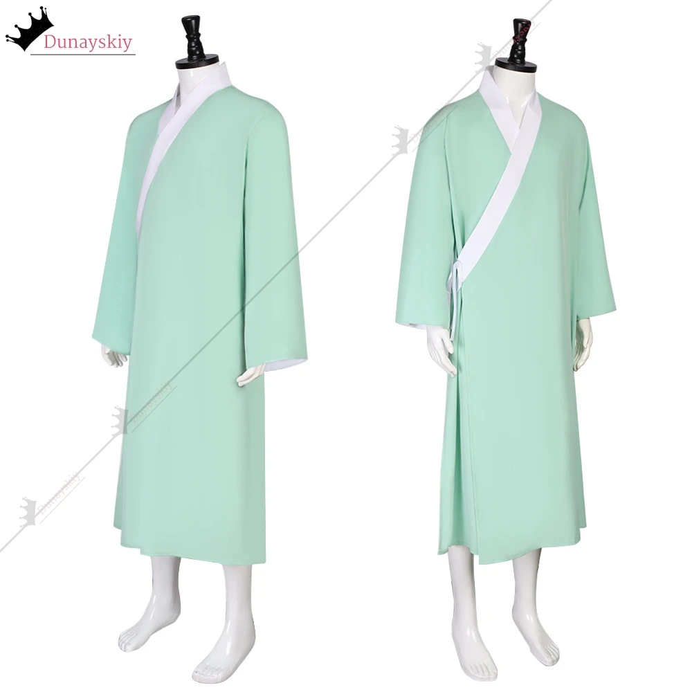 Sun WuKong الفائدة التعبيرات تأثيري حلي النمط الصيني الملابس الطاوية Wukong's القفطان الأخضر كوس قناع موحد AccessoryXS-3XL