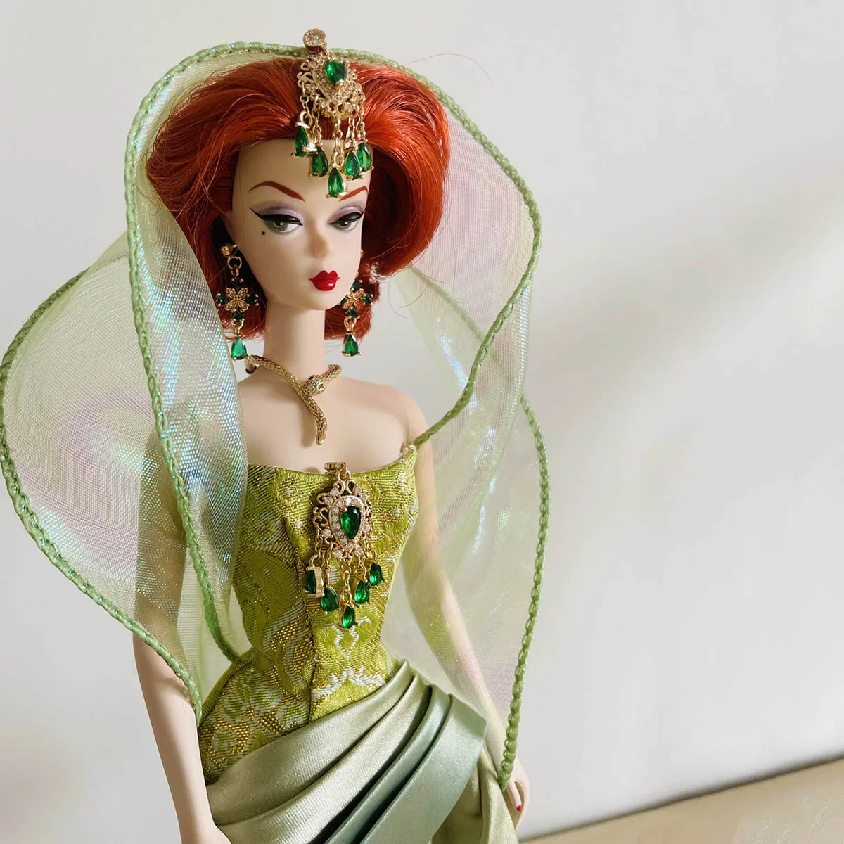 

1/6 весы, кукла, ювелирные аксессуары, оригинальный дизайн, персонализированное крутое ожерелье в форме змеи, 30 см, супермодель, наряд «сделай сам»