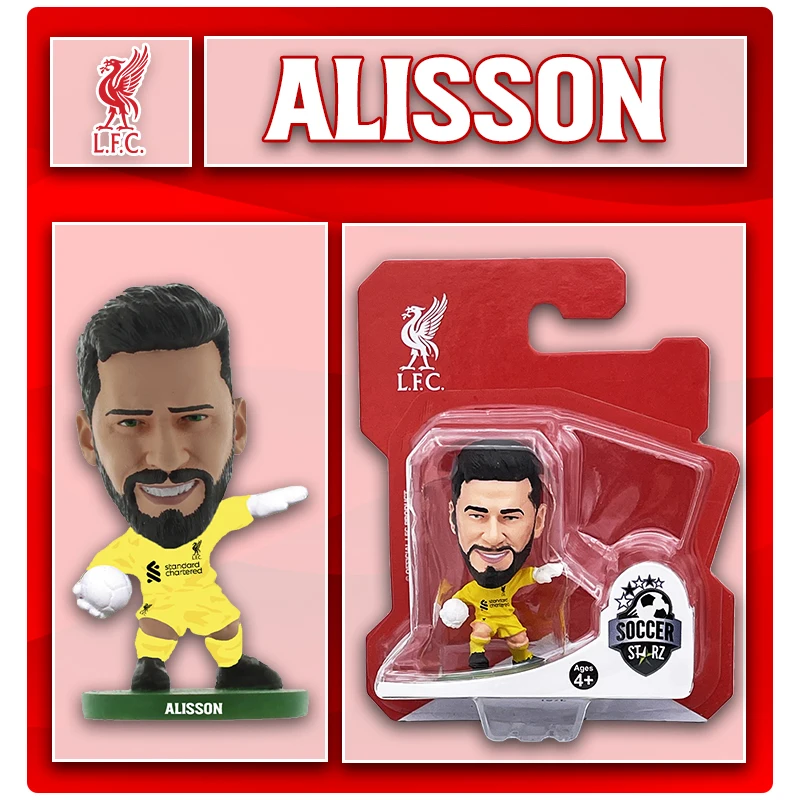 Oficial Liverpool F.C. Figuras de fútbol de 5cm, kit de 2022 a 23, modelo SoccerStarz, regalo