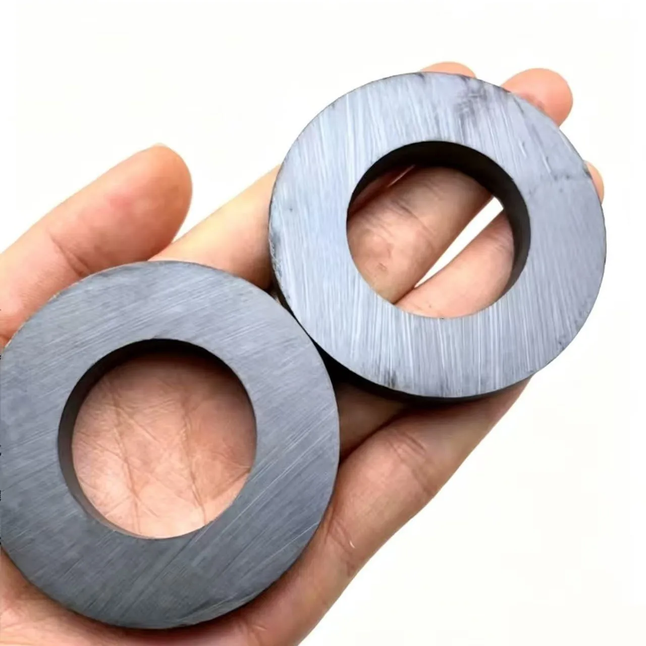 Black Ferrite Ring Magnetic Audio Magnet DIY Teacher Cross-Border Hot-Selling Refrigerator Magnet with Audio Function