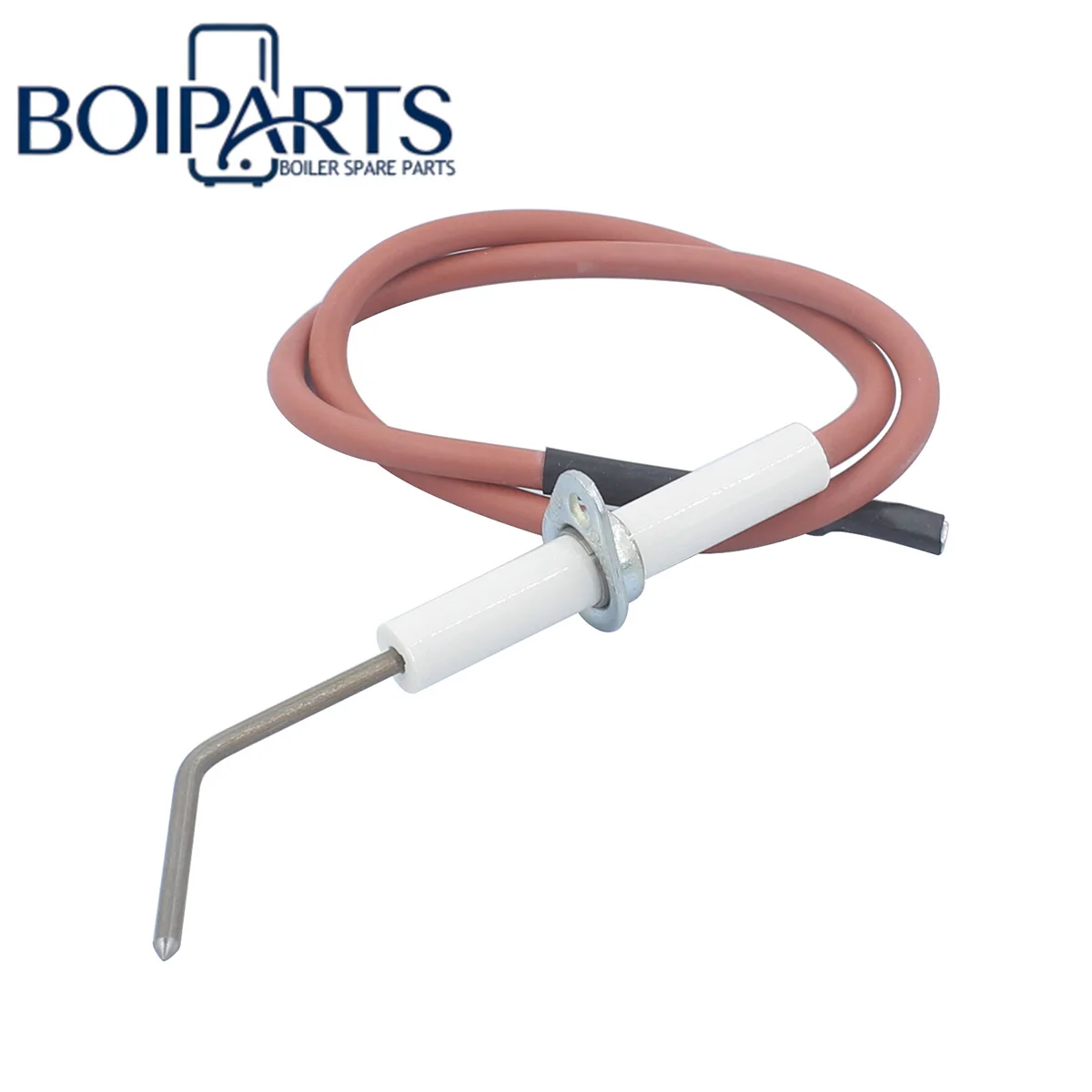 Boiler Spark Igniter Replacement Electrode with L-Shaped Tip Mounting Flange Ceramic Insulator Boiler Part for BAXI Slim 8620350