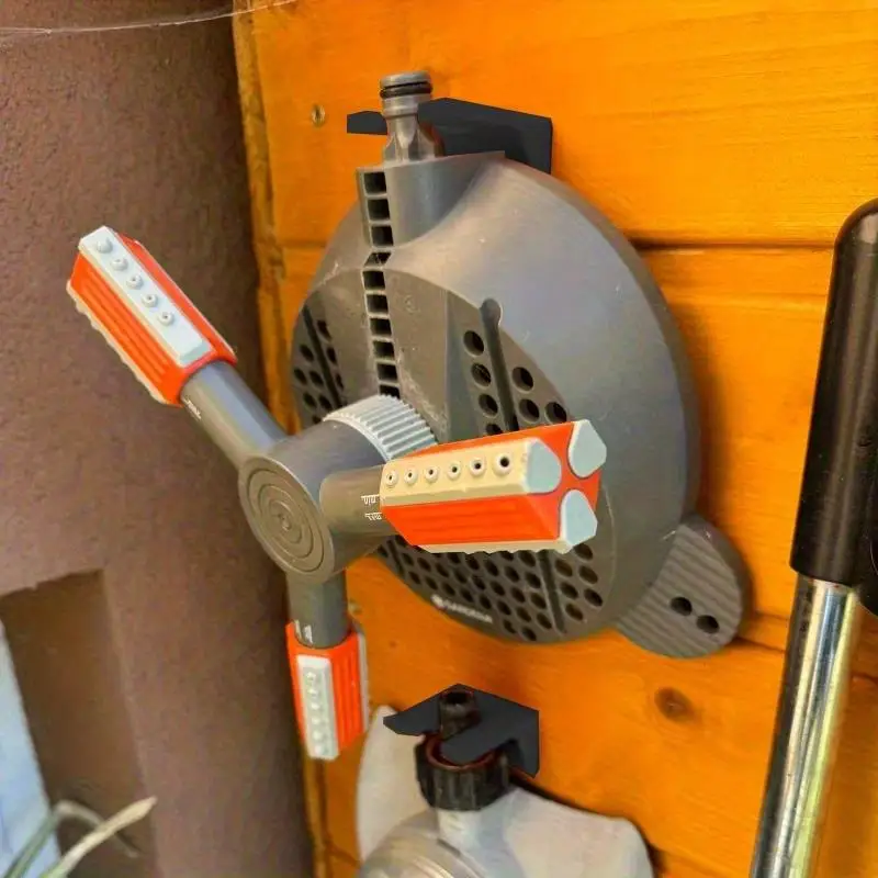 1pcs GARDENA Water Gun Bracket – Storage Accessory, Garden & Garage Organizer, Finishing System