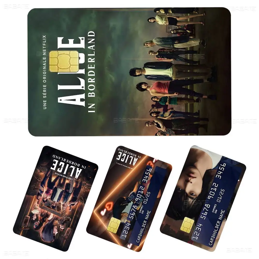 تلفزيون ساخن أليس في بوردرلاند أنيمي تنفق أو حفظ شل على إيقاف رقيقة جدا لا تتلاشى ملصق غطاء الجلد فيلم لبطاقة الائتمان الخصم #4