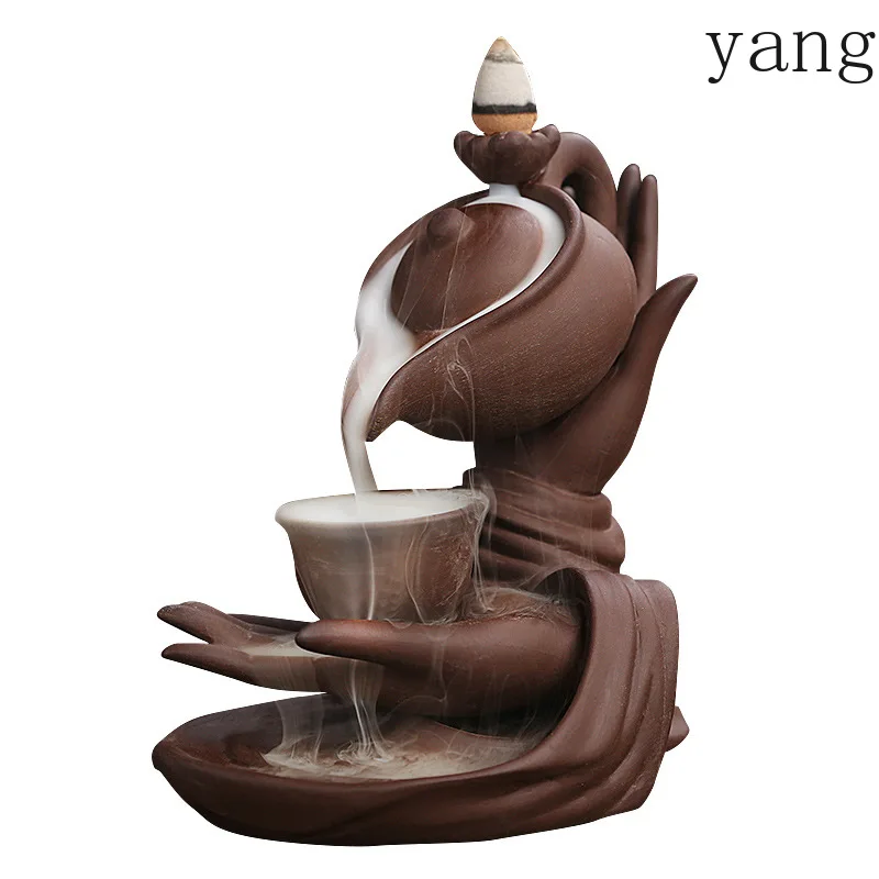 CX  Bergamot Suspended Pot High Chong Reflux Incense Burner, Teapot Reflux Home Jewelry Ornament