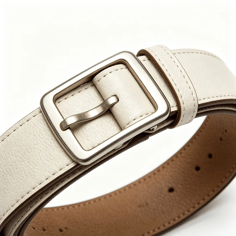 9Pcs Metal Single Prong Pin Shoes Buckles, Metal Roller Buckle Square Center Bar Buckles Belts Hardware Pin Buckle for Shoes Bag