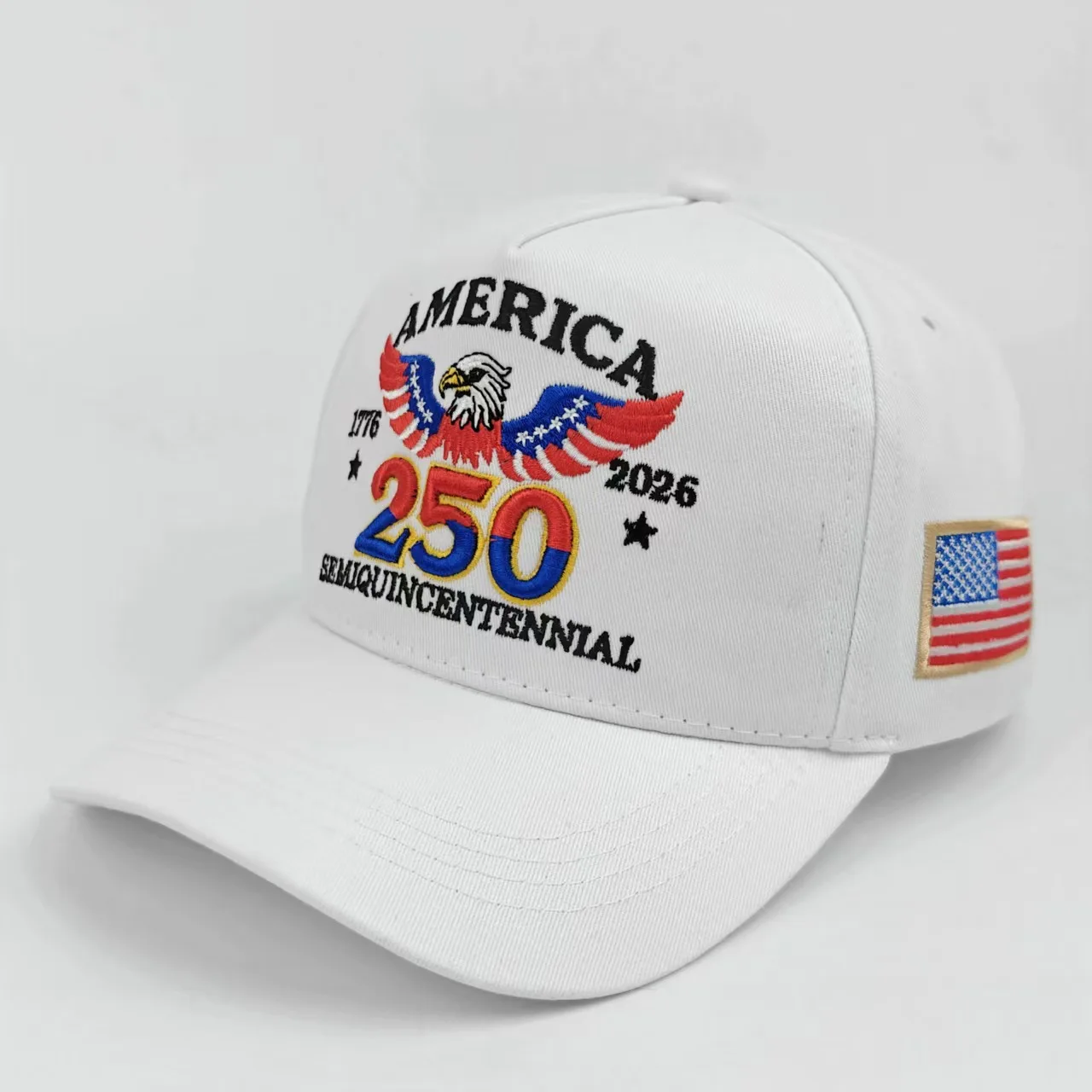 250th Anniversary of the United States Embroidery Hats Outdoor Personality Leisure Men Women Visor Cap 2026 New Baseball Cap
