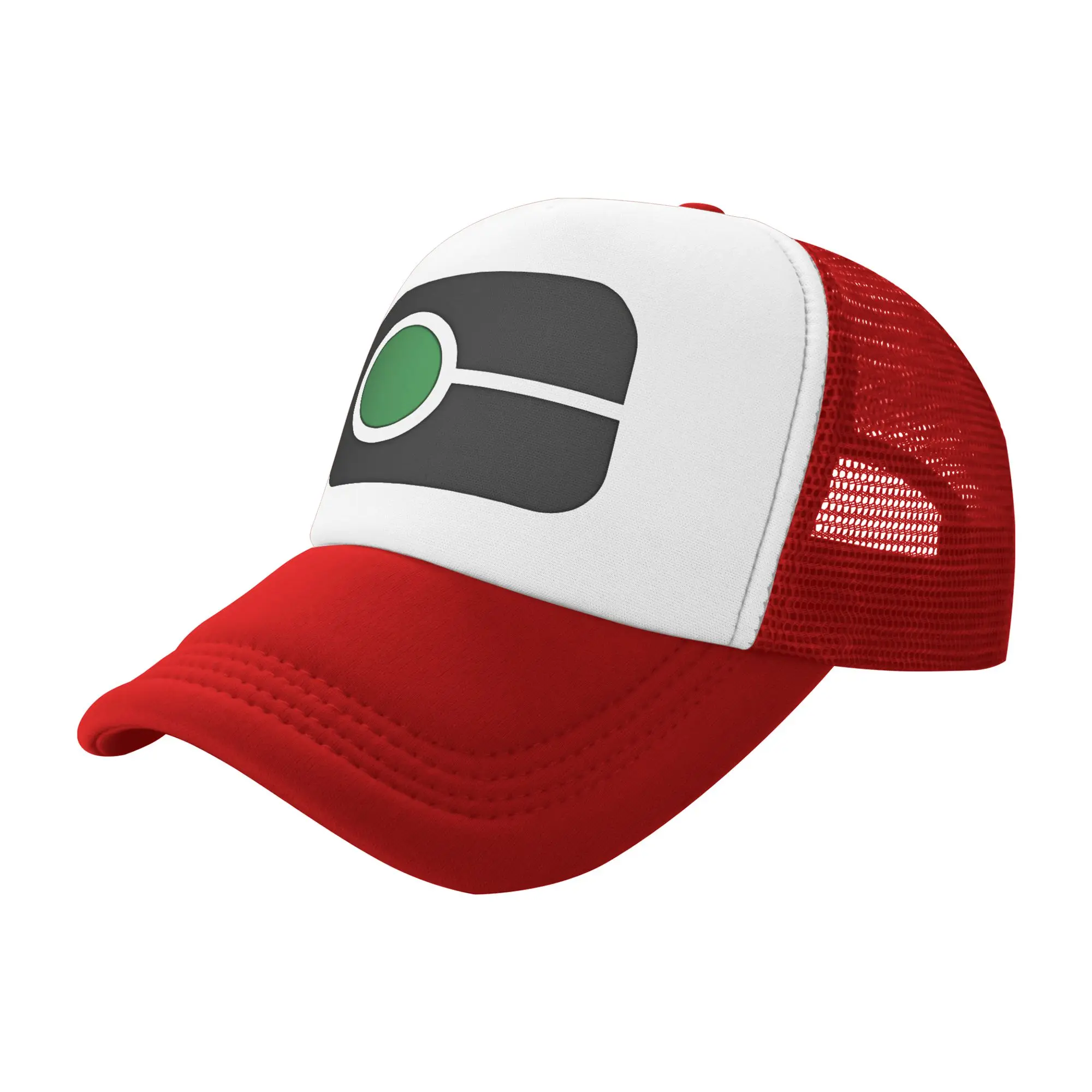 Ashs Ketchums Foam Mesh Trucker Hat Fashion  Summer Breathable Mesh-back Baseball Cap Adjustbale For Casual Wear