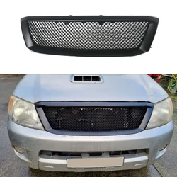 Modified For Hilux Grill Accessories For Hilux Vigo Racing Grille Grills Mesh Bumper Radiator Grilles 2006 2008 2009 2010 2011