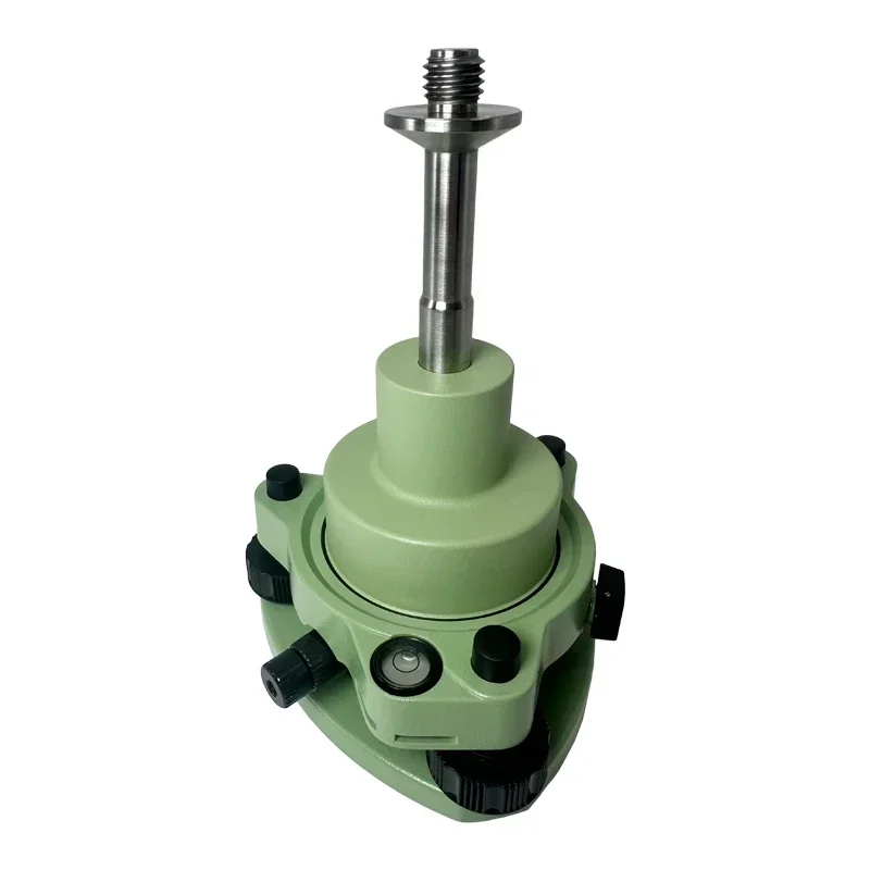 5 PCS Green Three-Jaw Tribrach With Optical Plummet   High Adapter With 5/8 Thread Adaptor Total Station GPS Surveying