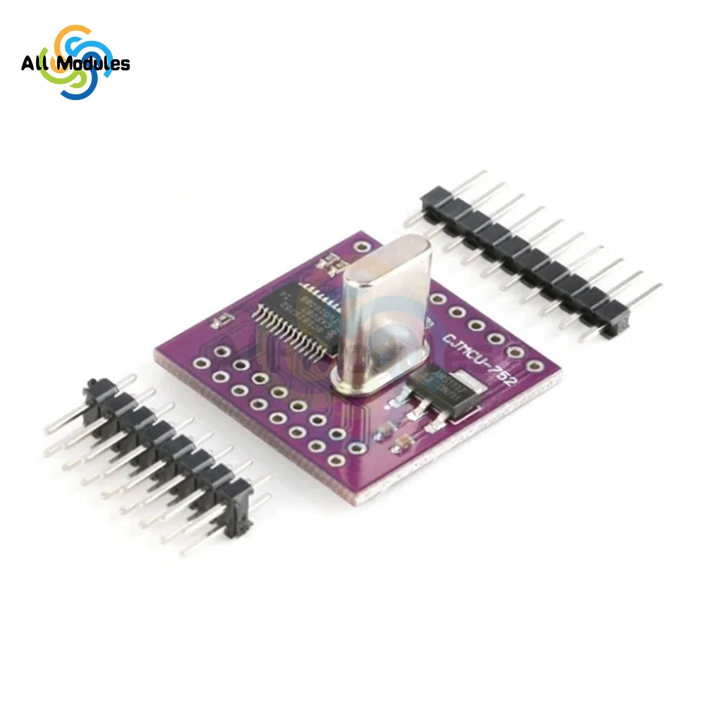 MCU-752 SC16IS752 I2C/SPI MCU-752 Bus Interface to Dual Channel UART Conversion Module Expansion Board with pin Header