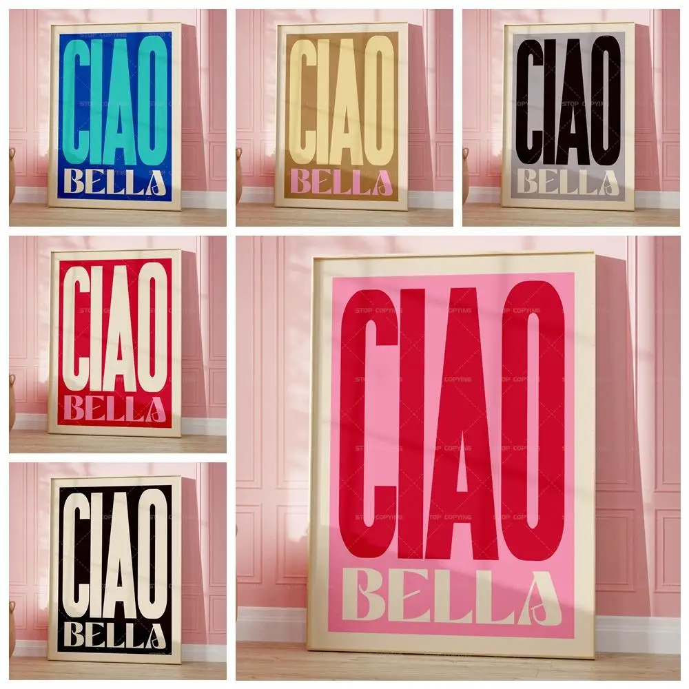 

Inspired Music Ciao Bella Music Lyrics Gig Indie Rock Concert Gift Wall Art Canvas Painting Posters For Living Room Home Decor