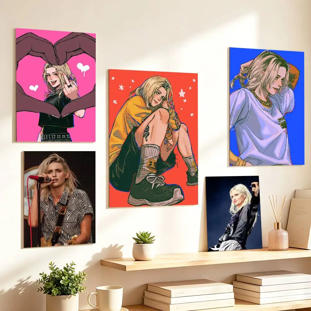 COOL Emily A-Armstrong    Poster HD Self Adhesive Waterproof Wall Art Ideal for Home Office Dorm Gift