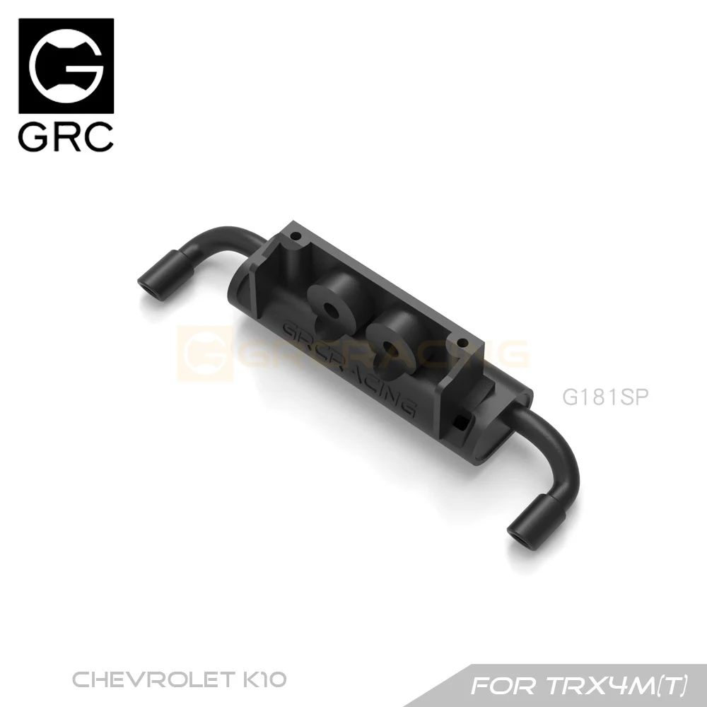 Image of GRC Auspuffrohr Fluchtrohr Simulation Dekoration 3D gedruckt für TRX4M / TRX4MT Chevrolet K10 # G181SP
