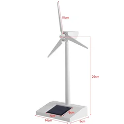 Solar Powered Windmill Model Building Kit Kids DIY Windmill Educational Electronic Farm Decorate Electronic Windmill Toy