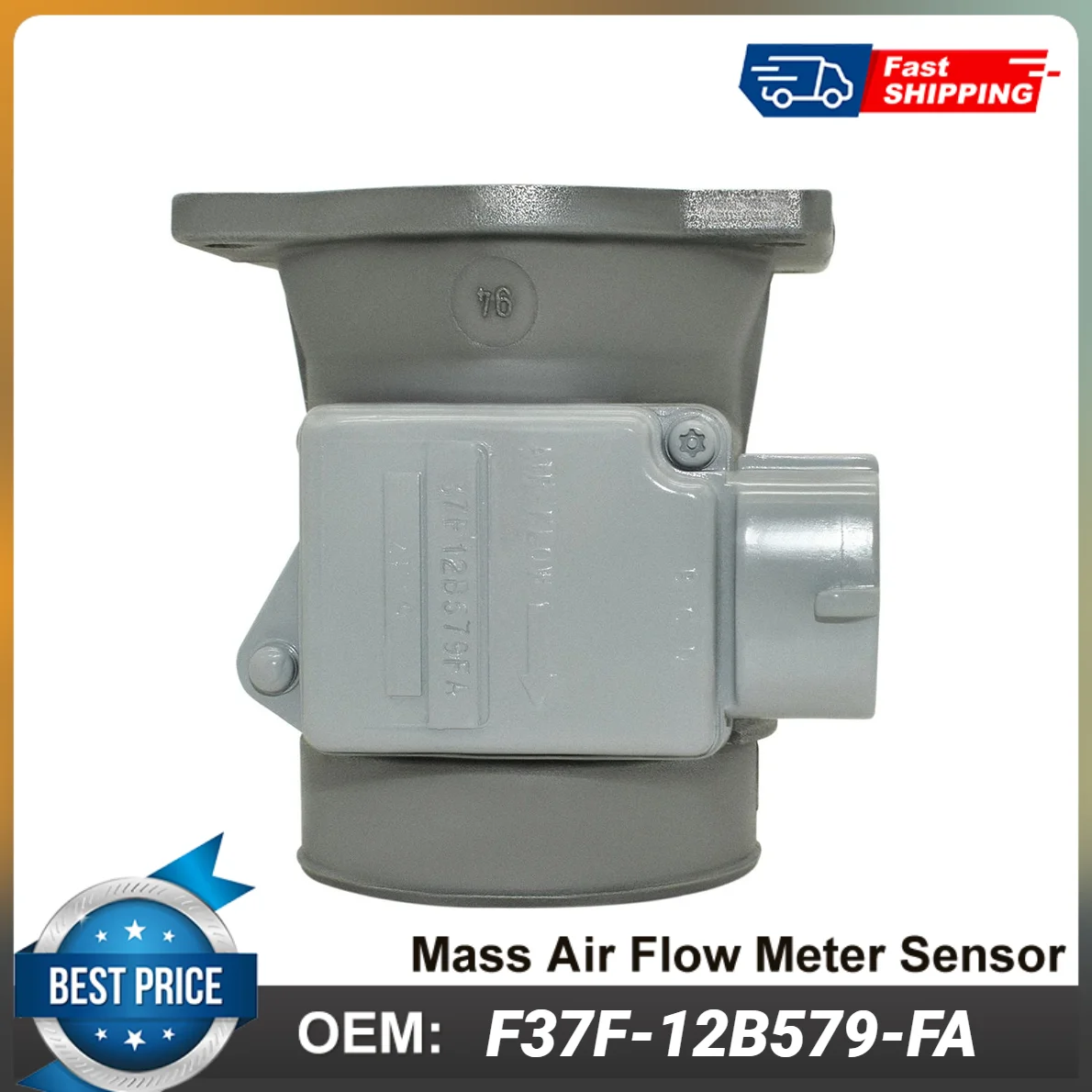 MAF Mass Air Flow Meter Sensor F37F-12B579-FA For Ford Ranger Mazda Mercury F37F12B579FA F37F 12B579 FA Auto Parts High Quality