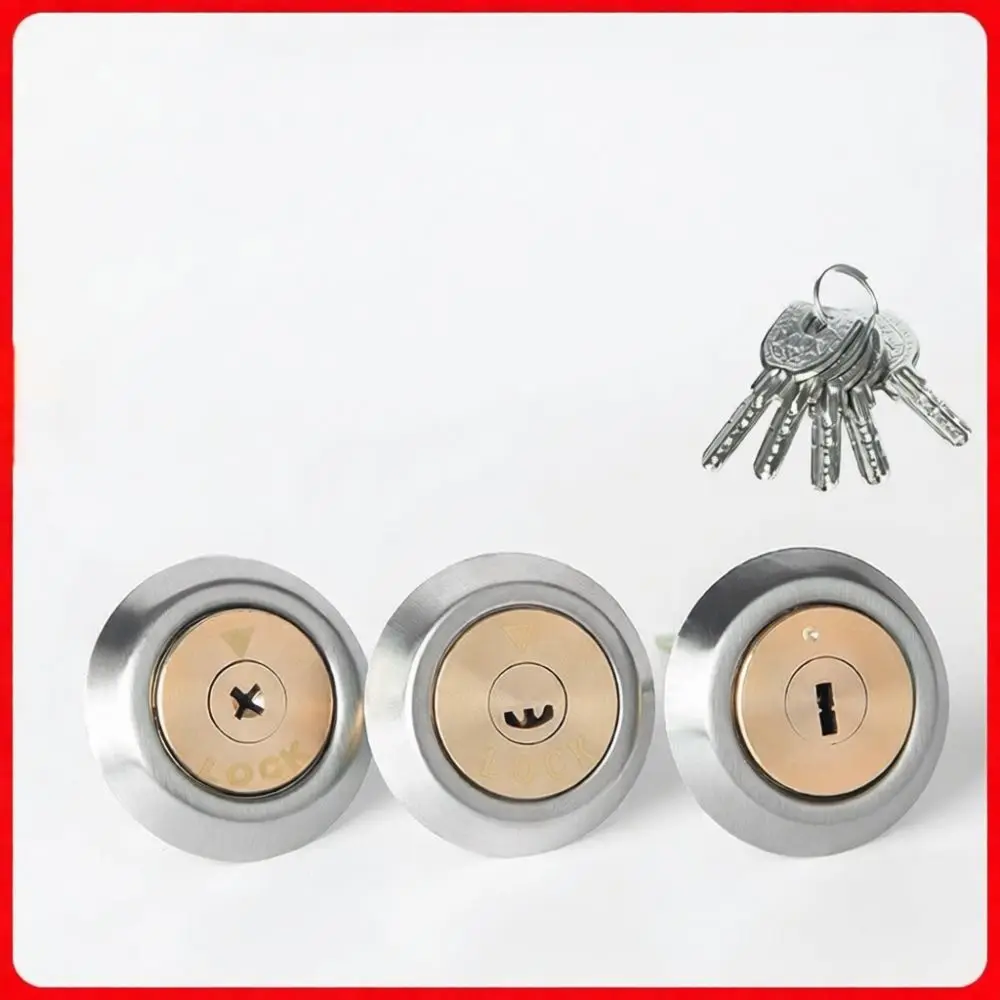 Surface Mount Security Deadbolt Solid Copper Cylinder Door Hardware For Reliable House Wooden Iron Gate Protection