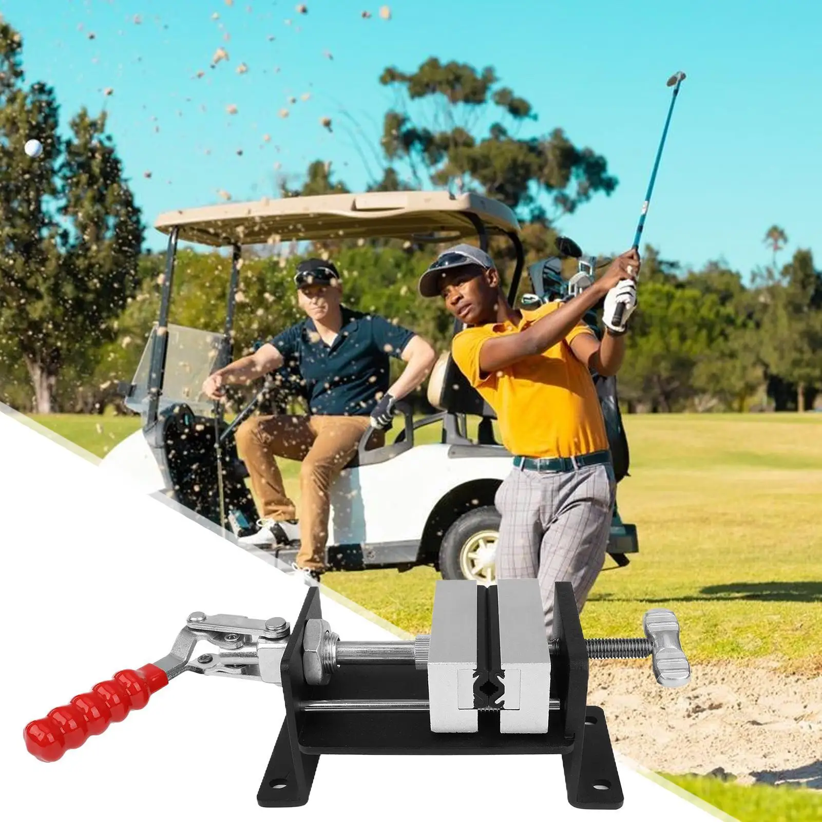 أداة إزالة نادي الجولف القابلة للتعديل، أداة إزالة قبضة الجولف للمنزل والتدريب في صالة الألعاب الرياضية في الهواء الطلق #1