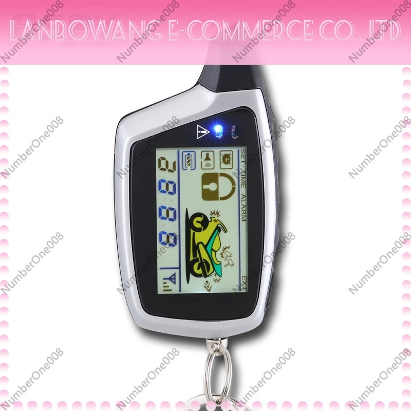 Two Way Motorcycle Anti Theft Alarm System Induction Vibration Remote Start Security Alert Waterproof Device