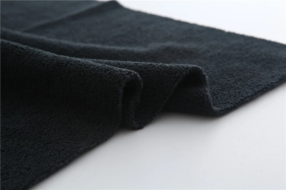 Black Color Anti-Scratch Edgeless Car Detailing Cloth Wiping Towels