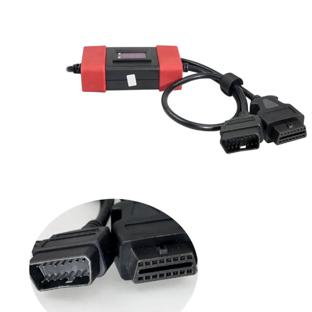 Heavy Duty Diesel Truck 24V to 12V OBD2 Adapter Connector Cable For Truck Diagnostic Scanner Professional Vehicle Diagnostic