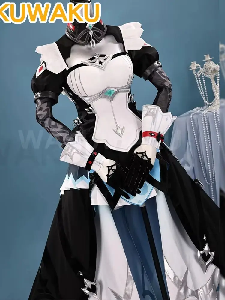 Danica Cosplay-Kostüm, Spiel Genshin Impact, Größe S-2XL, WakuWaku-R, Damen, Halloween, Snezhnaya, Danica Vesna Tsaritsa, Cosplay, Übergröße.
