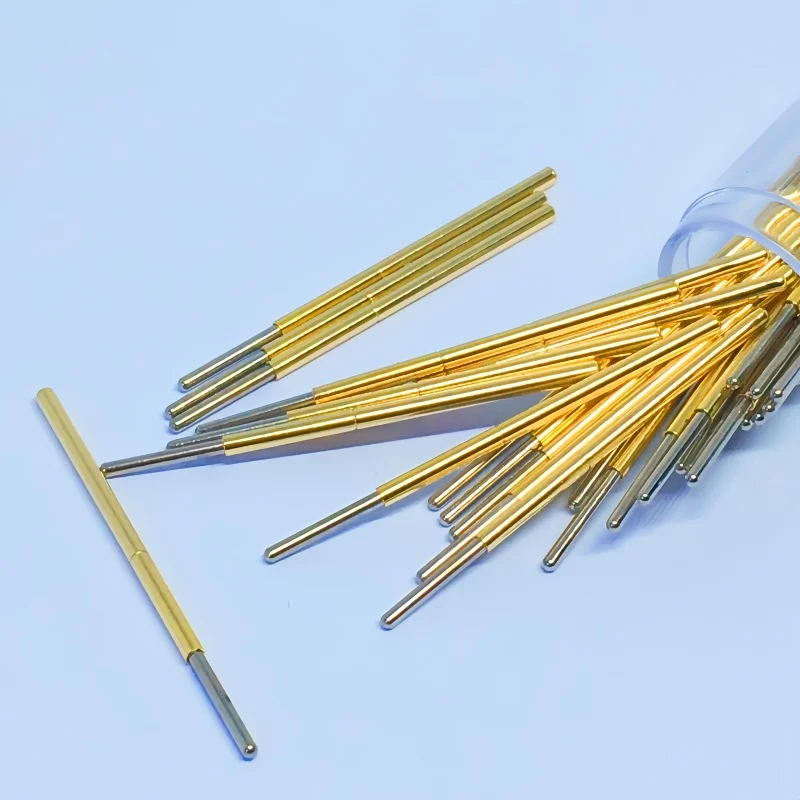 20/100PCS P100-J1 Small Round Head Spring Test Probe Pogo Pin P100-J Dia 1.36mm Needle Length 33.35mm Circuit Board Test Pin