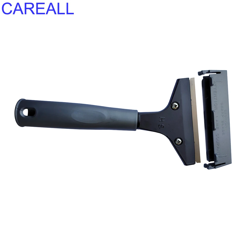 CAREALL Dirty Squeege Glass Ceramic Hob Oven Metal Blade Scraper Cleaner Car Glue Sticker Remover Household Cleaning Tool Shovel