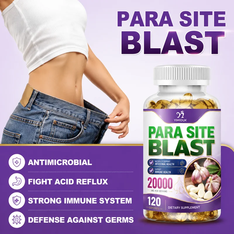 Parasite Blast Detox Complex - Eliminate Parasites, Cleanse Intestines, and Improve Digestion, Support Gut Health