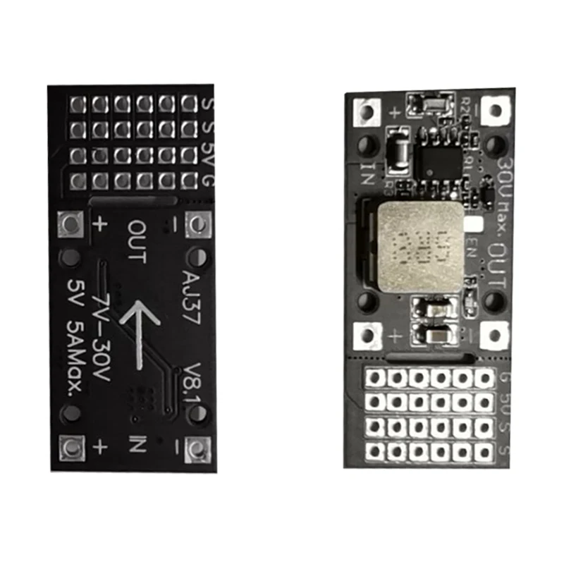 5 Pieces DC-DC MP2482 SY8205 5A DC Buck Module 7V-24V to 5V Steering Gear Drive Power Supply Board