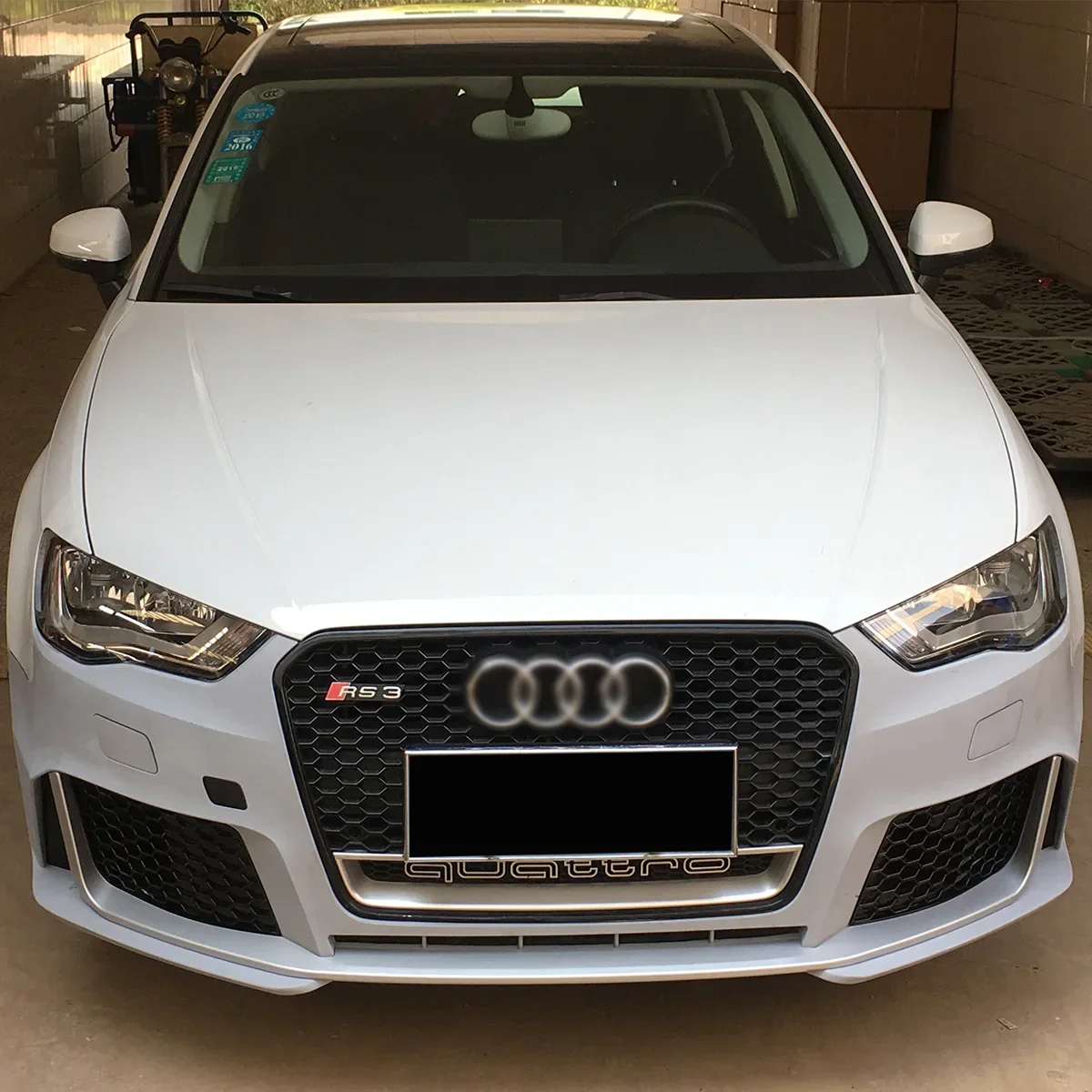 Applicable for Audi A3 2013-2016 upgrade RS3 style modification bumpers body kit.