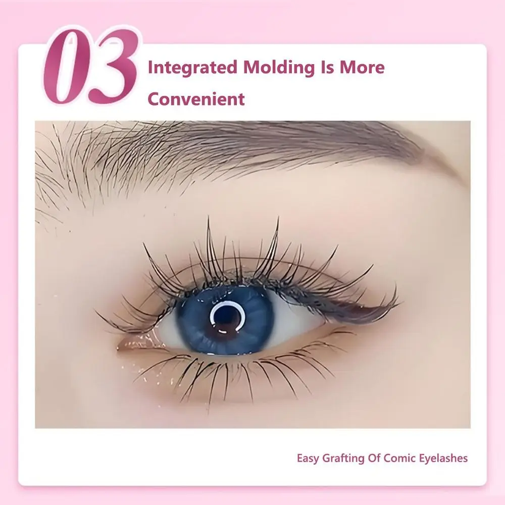 Kit ciglia a grappolo a 12 file Comic Spire C/D/CC Curl Estensioni ciglia visone Grappolo singolo Ciglia individuali Strumenti per il trucco degli occhi