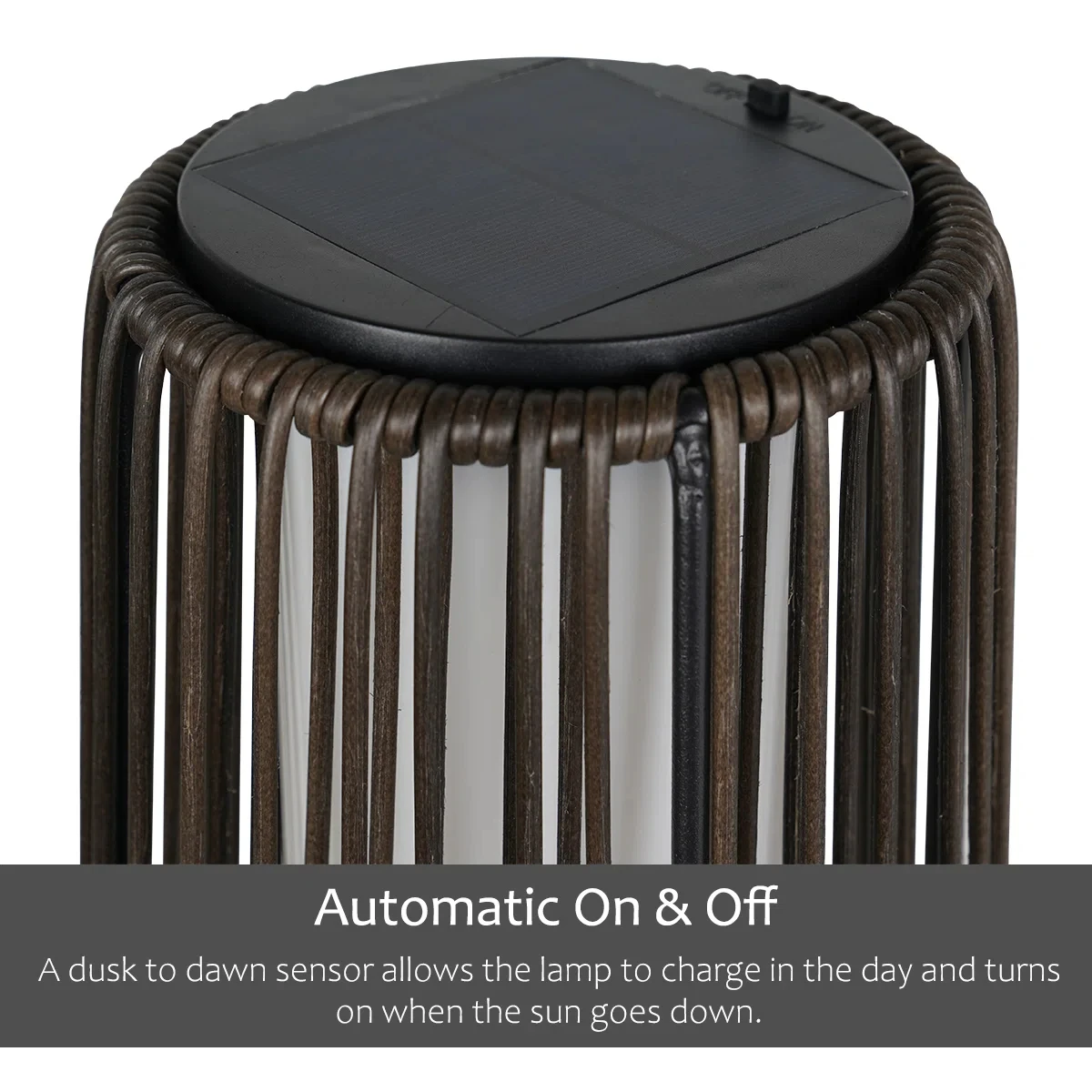 2-delig vloer zonne-licht, rieten zonne-terraslamp waterdichte buitendeklamp voor veranda, tuin, tuin, gazondecoraties