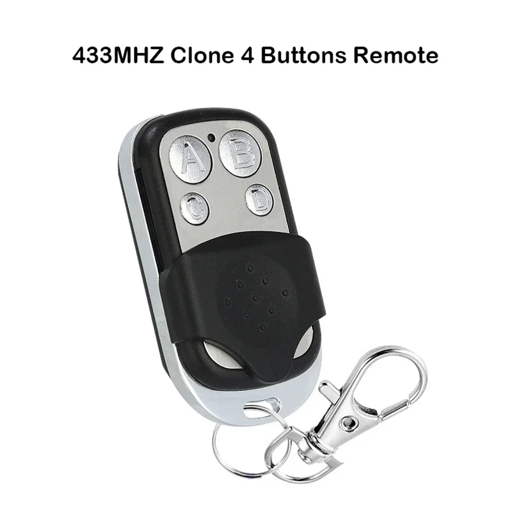 433,92 Mhz duplicador copia código Control remoto inalámbrico puerta Universal llave duplicada Fob 433MHZ clonación puerta de garaje