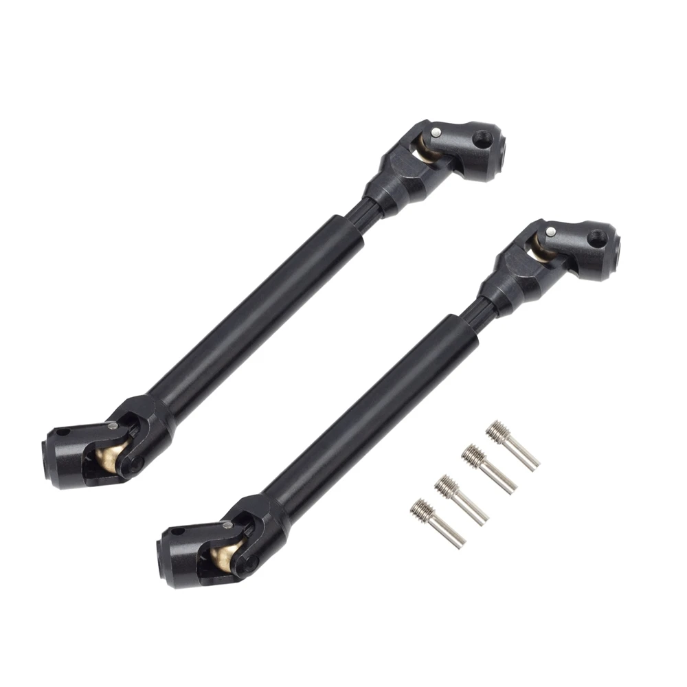【STOCK】2Pcs 112-163mm Drive Shaft CVD Universal Joint for SCX10 SCX10 II TRX4 1/10 RC Crawler Car Upgrade Parts