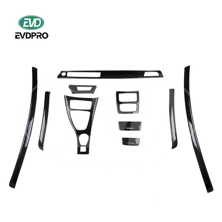 CARBON FIBER INTERIORS for 2009-2013 BMW 3 SERIES E92 E93 M3 Interior Trim Set (10 PCS) LHD