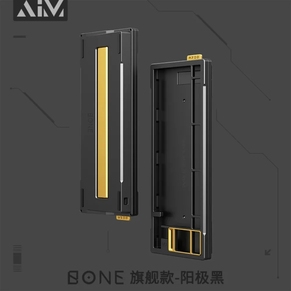 

Чехол для клавиатуры Aim Bone80 для Wooting 80He, алюминиевый сплав, пользовательские игровые аксессуары, магнитный переключатель, печатная плата, механический чехол для клавиатуры