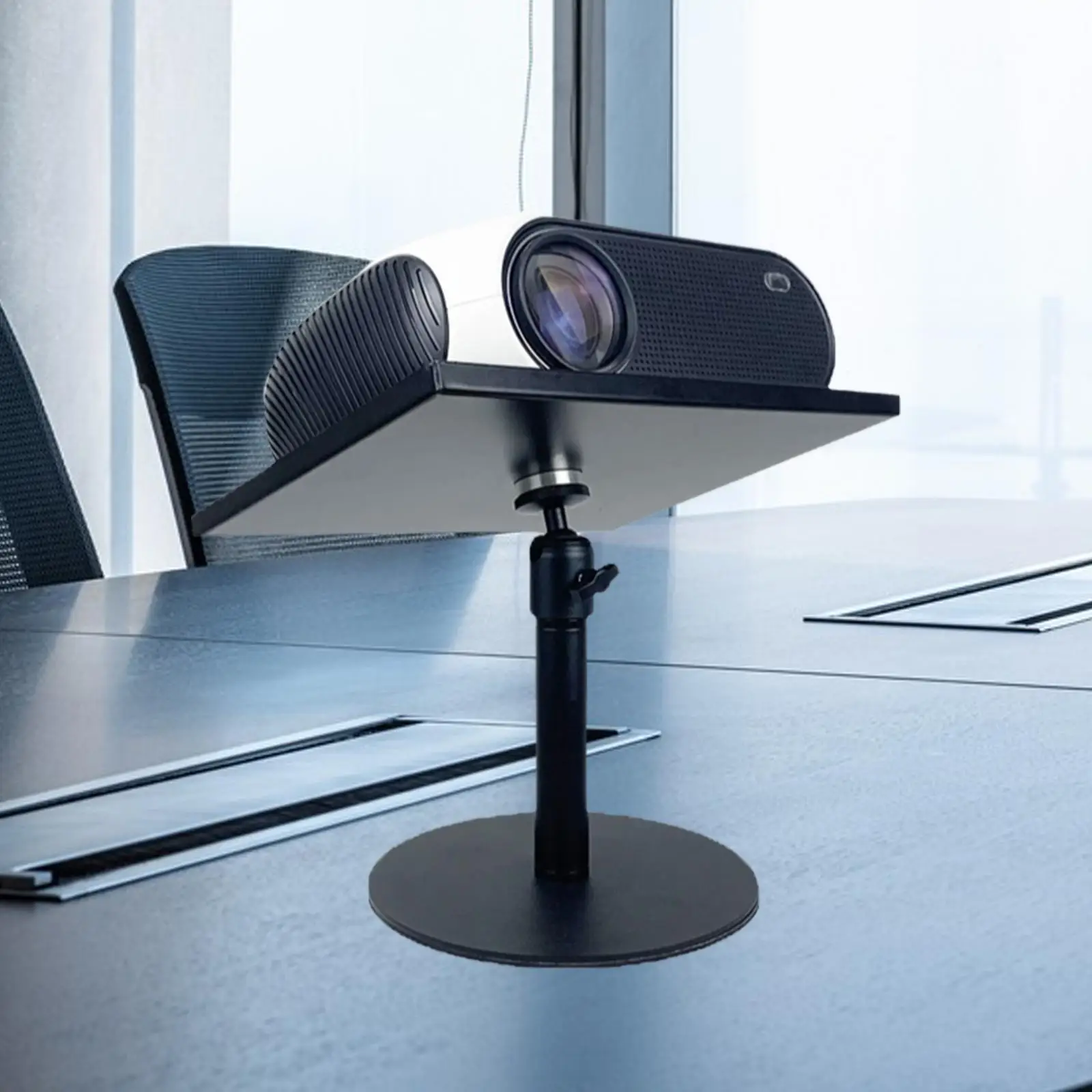 

Projector Stand with Tray Professional Easy to Use Anti Slip Portable for Desktop Business Bedside Table Office Indoor Outdoor