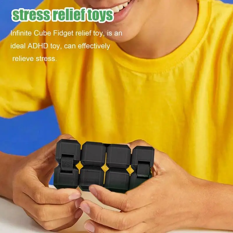 Cool Fidget Speelgoed 3D Stress Relief Speelgoed Fidget Speelgoed Stress Kubus Puzzel Kubus Speelgoed Volwassen Puzzelspellen Handpuzzel Voor Volwassenen Kinderen