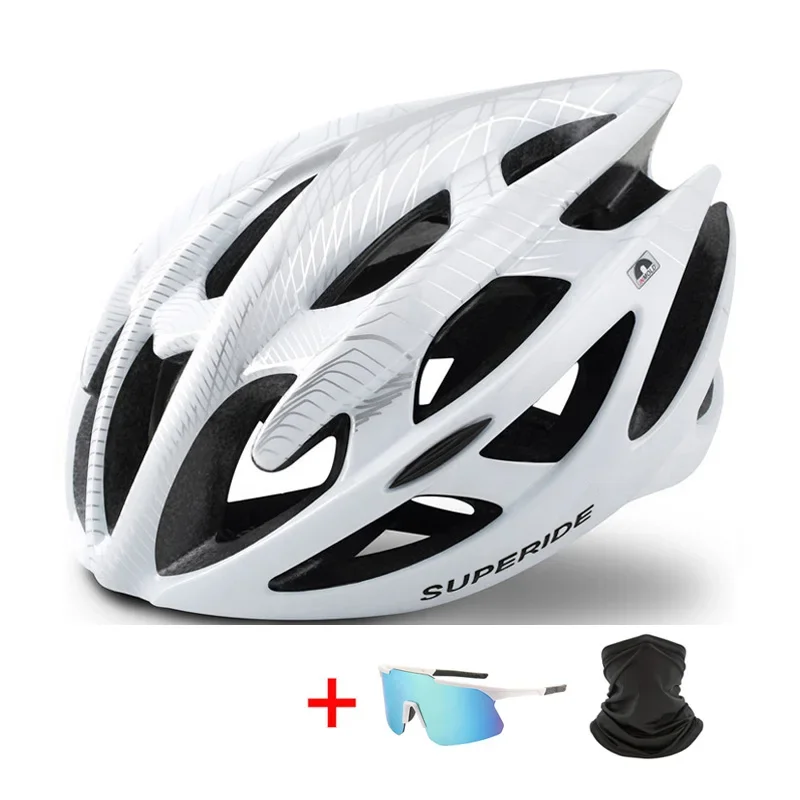 

SUPERIDE Ultralight Riding Cycling Helmet In-mold Road Bike Mountain Bike Helmet Men Women MTB Bicycle Helmet