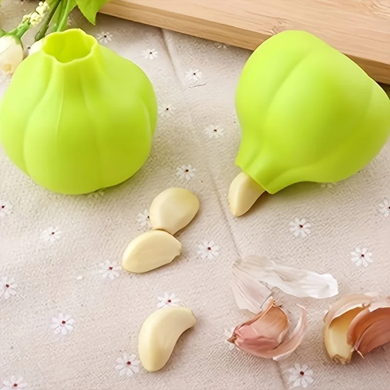 Kitchen Garlic Peeler Garlic Puree Remover Silicone Garlic Peeler Manual Garlic Peeler Silicone Garlic Peeler Practical Tool